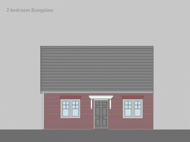 2 bedroom bungalow - artist's impression subject to change